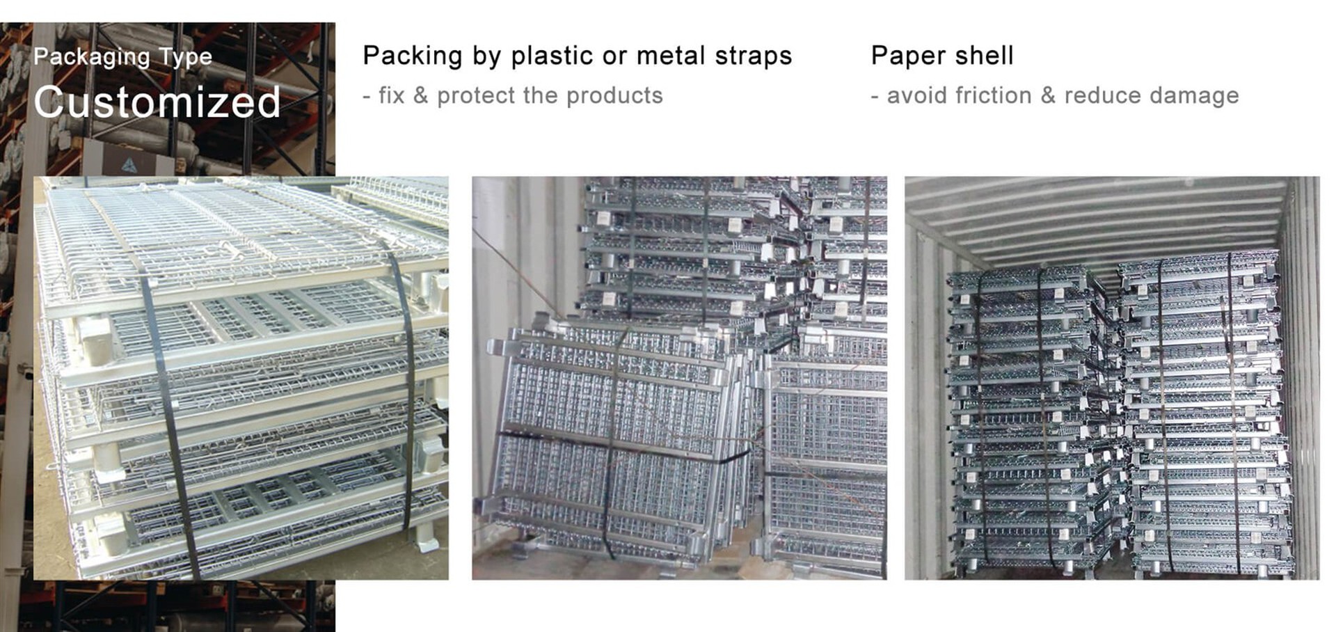 Wire storage cages Packaging Wire storage cages Packaging